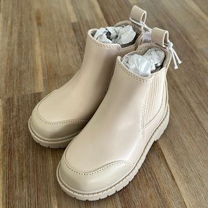 Faux-Leather Chelsea Boots for Toddler Girls NWT